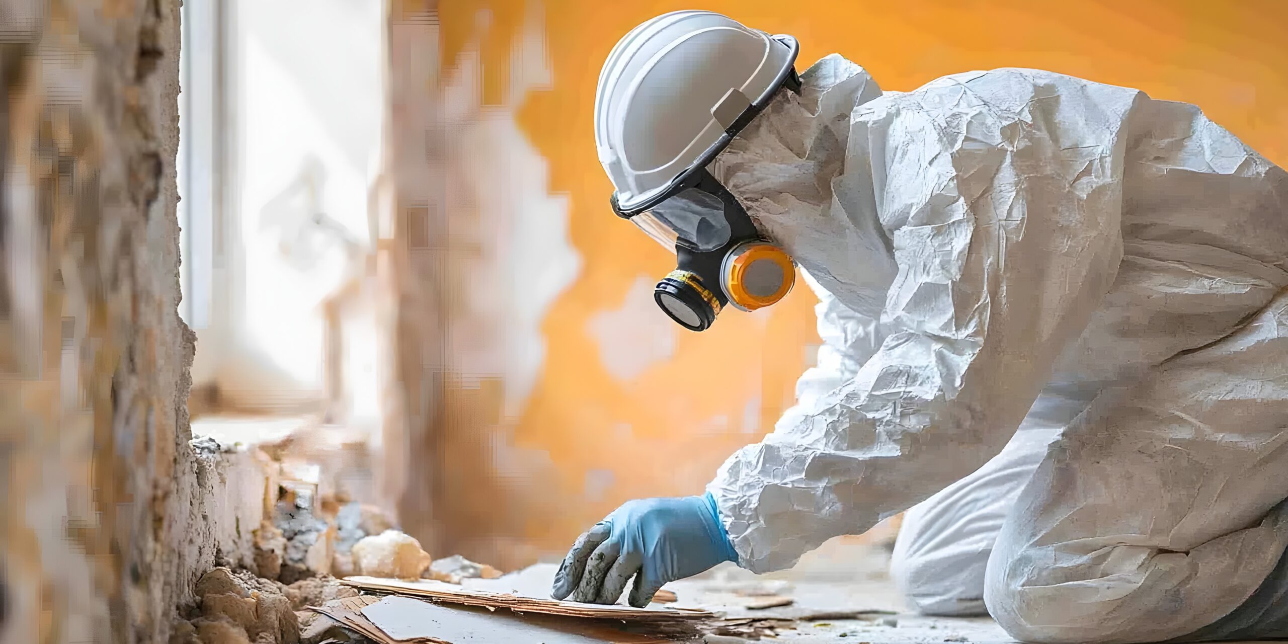 worker protective suit conducting asbestos testing comply with safety standardskk scaled