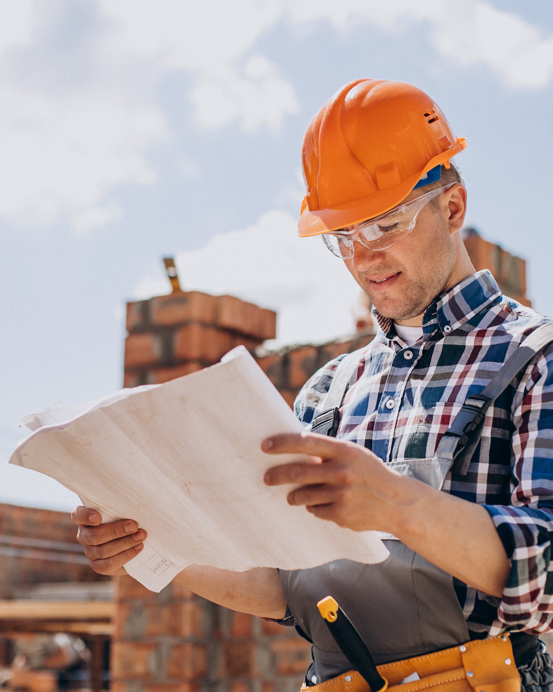 young craftsman building house